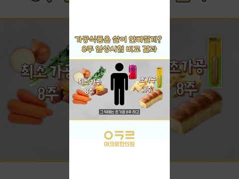 가공식품은 살이 안빠질까?  ｜아크로한의원
