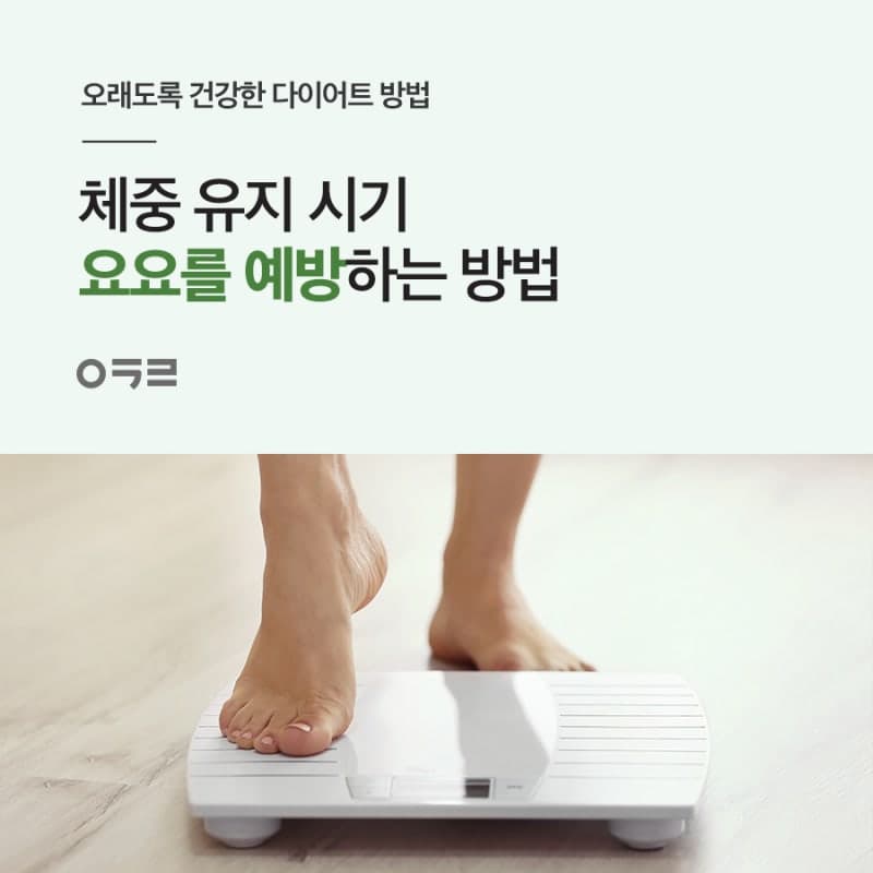 유지기 때 요요를 예방하는 다이어트 방법