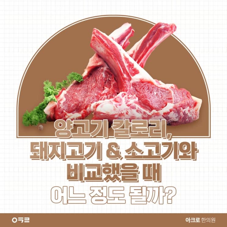 羊肉熱量，與豬肉、牛肉比較
