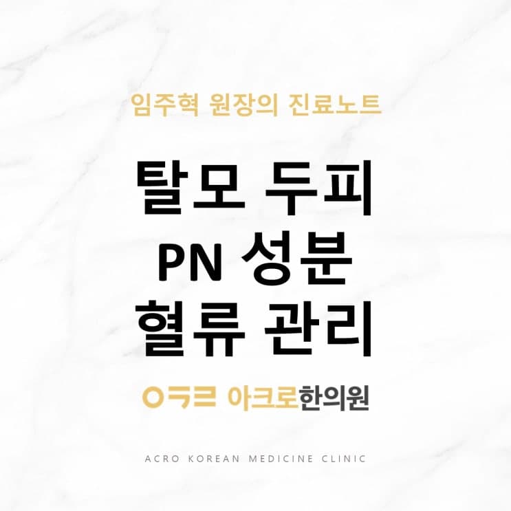 脫髮頭皮，從PN藥針看血流管理的原理